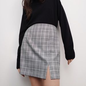 Zara plaid skirt-XL